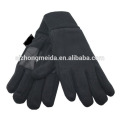 Red polyester embroidery Fleece Gloves